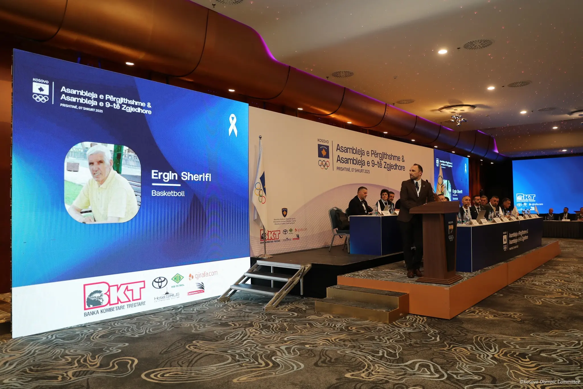 Komiteti Olimpik i Kosovës kujton kontribuuesit nga basketbolli